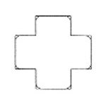 Raccord à Conduit en Laiton Croix Femelle FPT 1 / 4